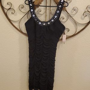 Black cocktail dress